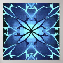 Danseuse (Aqua) (poster de portfolio)