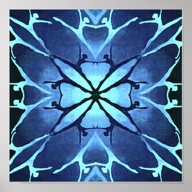 Poster Danseuse (Aqua) (poster de portfolio) (Devant)