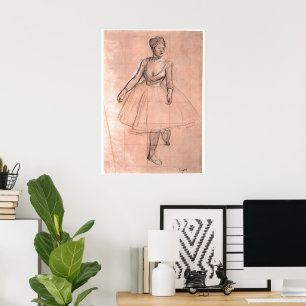 Poster Danseuse de ballet (étude) par Edgar Degas, Art an