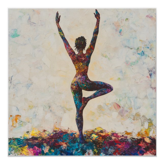 Poster d'arbre brillant (Devant)