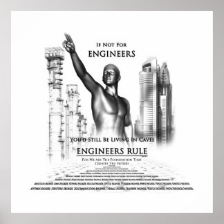 Poster d'archives des règles des ingénieurs
