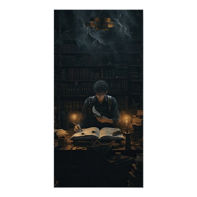Poster Dark Academia esthétique gothique Académie (Devant)