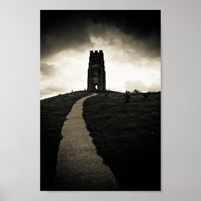 Poster Dark Tor - Iconic Glastonbury 6x10 Archival (Devant)