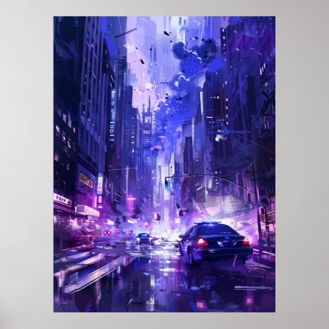 Poster d'Arrière - plan Retro 2D Street (Devant)