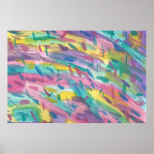 Poster d'art Abstrait coloré Imprimer
