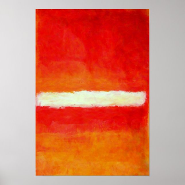 Poster d'art Abstrait moderne - Style Rothko (Devant)