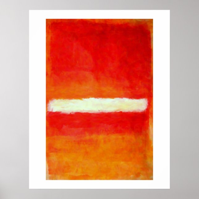 Poster d'art Abstrait moderne - Style Rothko (Devant)