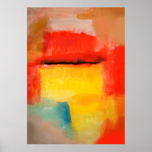 Poster d'art Abstrait moderne - Style Rothko
