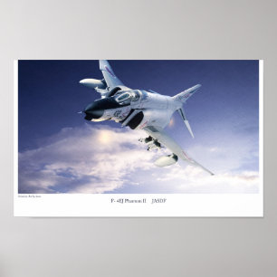 Poster d'art aéronautique "F-4 Phantom II JASDF"