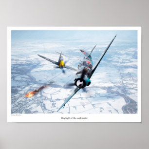 Poster d'art aéronautique "Lavochkin La-5"
