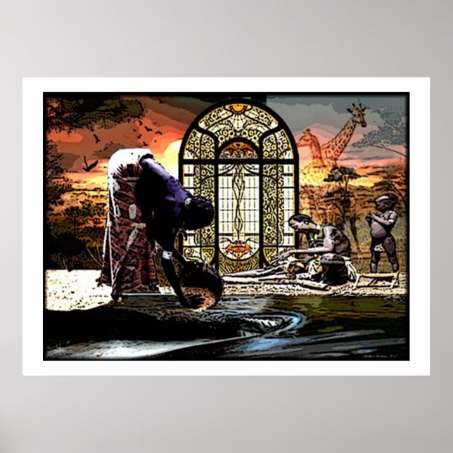 Poster d'art afrocentrique (Devant)