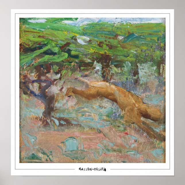 Poster d'art Akseli Gallen-Kallela Zedign #246 (Devant)