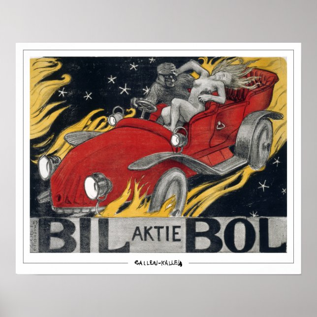 Poster d'art Akseli Gallen-Kallela Zedign #433 (Devant)