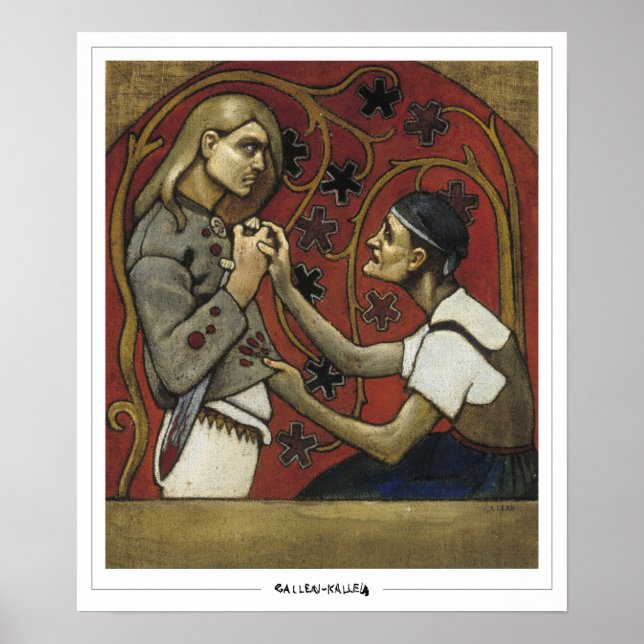 Poster d'art Akseli Gallen-Kallela Zedign #86 (Devant)