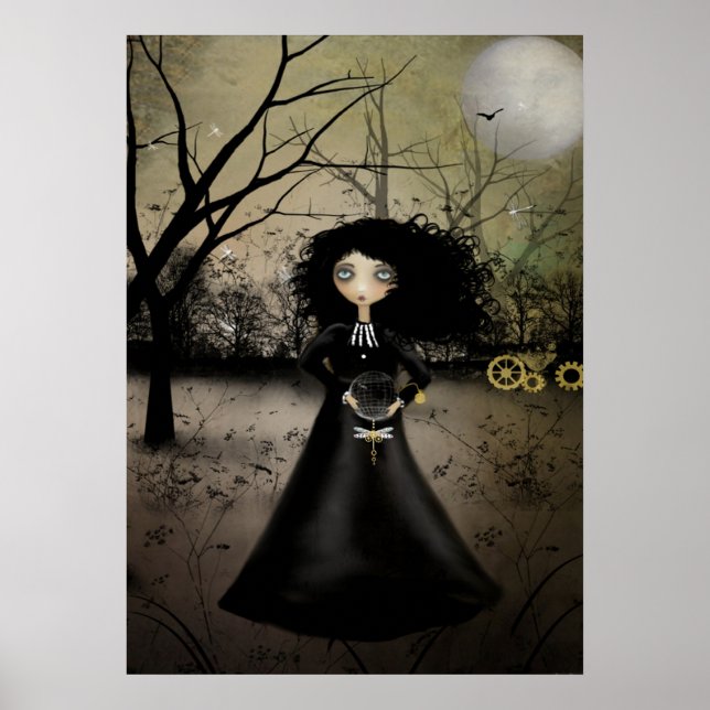 Poster d'art alchimie rustique Goth Steampunk (Devant)