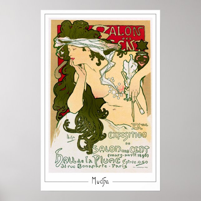 Poster d'art Alphonse Mucha Zedign #115 (Devant)