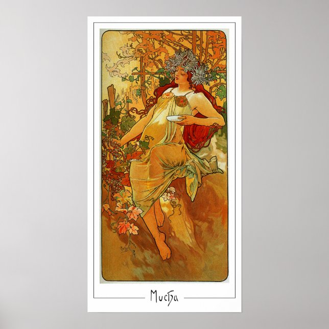 Poster d'art Alphonse Mucha Zedign #127 (Devant)