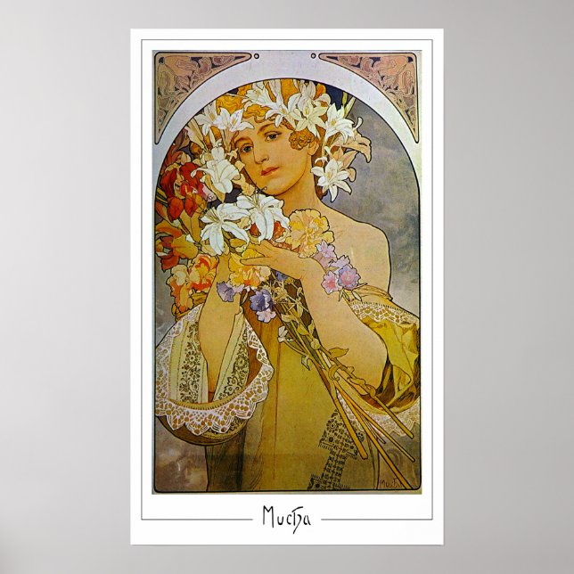 Poster d'art Alphonse Mucha Zedign #142 (Devant)