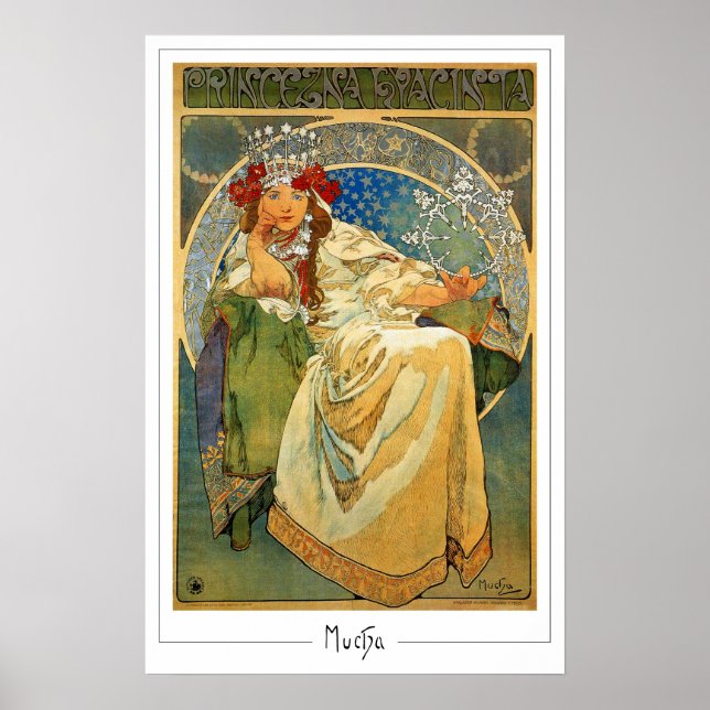 Poster d'art Alphonse Mucha Zedign #147 (Devant)