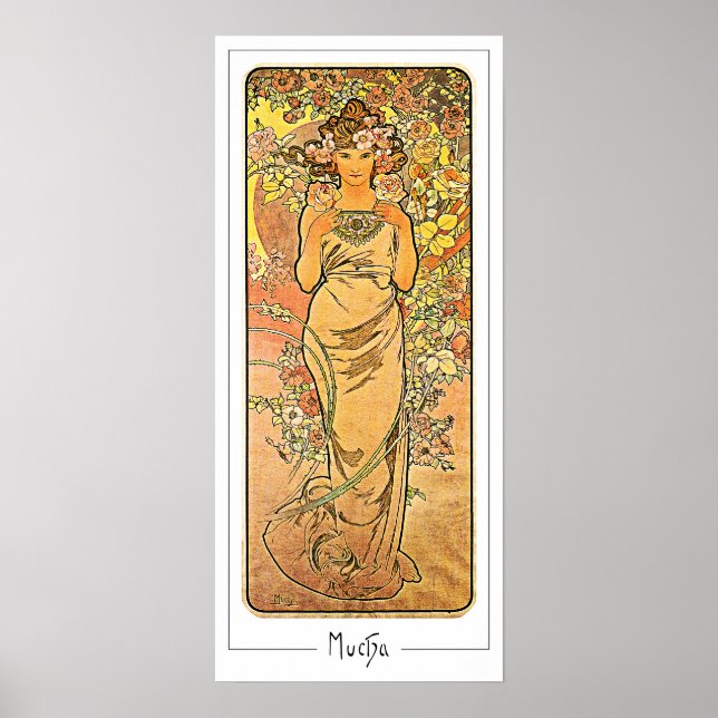 Poster d'art Alphonse Mucha Zedign #160 (Devant)