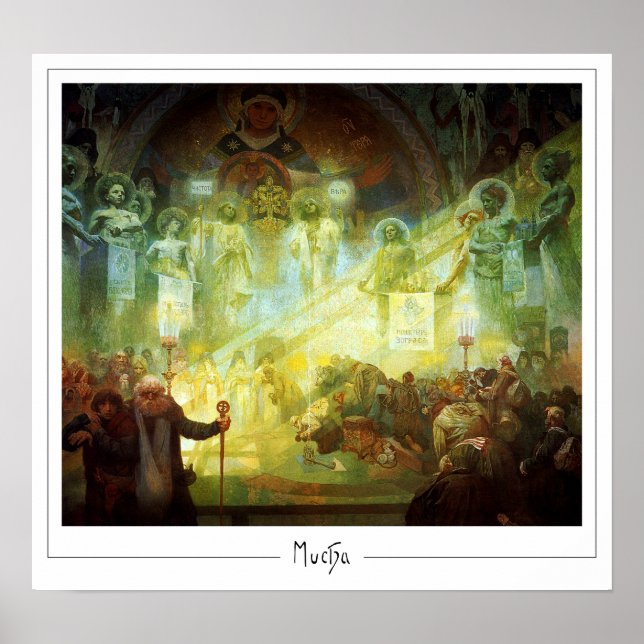 Poster d'art Alphonse Mucha Zedign #181 (Devant)