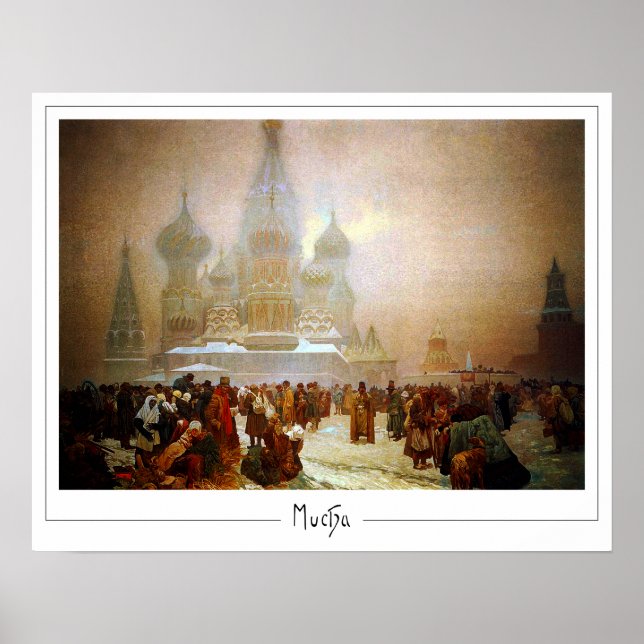 Poster d'art Alphonse Mucha Zedign #216 (Devant)