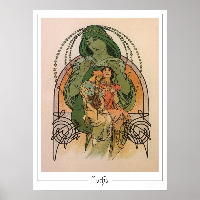 Poster d'art Alphonse Mucha Zedign #232 (Devant)