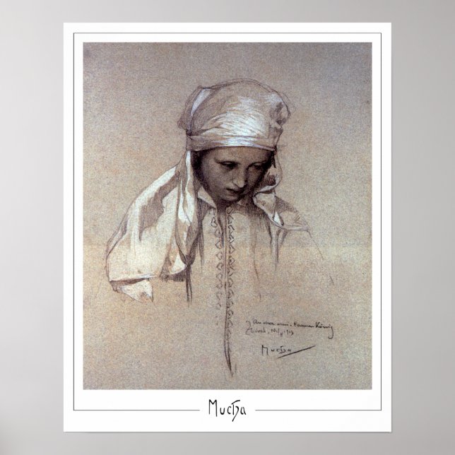 Poster d'art Alphonse Mucha Zedign #261 (Devant)