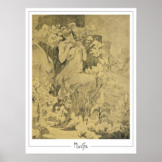 Poster d'art Alphonse Mucha Zedign #285 (Devant)
