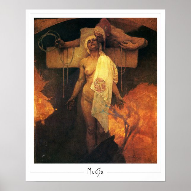 Poster d'art Alphonse Mucha Zedign #305 (Devant)