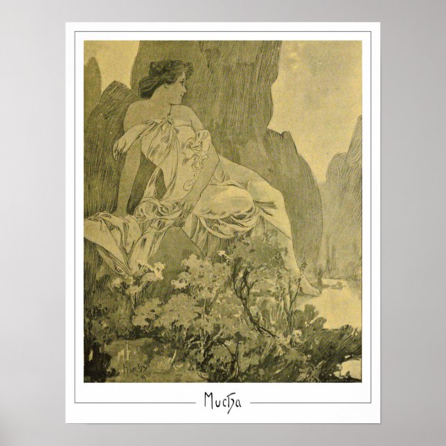 Poster d'art Alphonse Mucha Zedign #335 (Devant)