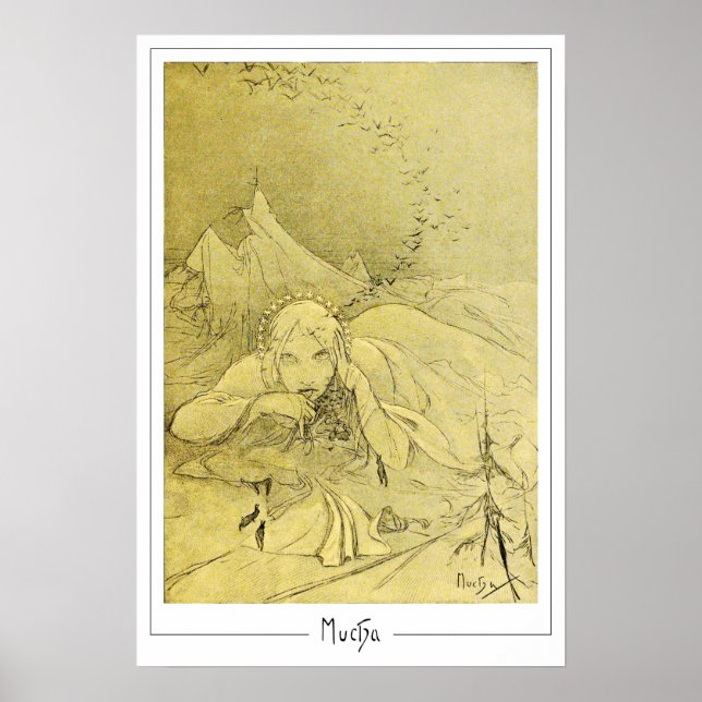 Poster d'art Alphonse Mucha Zedign #372 (Devant)
