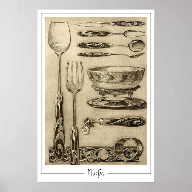 Poster d'art Alphonse Mucha Zedign #55 (Devant)