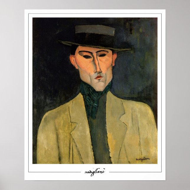 Poster d'art Amedeo Modigliani Zedign #273 (Devant)