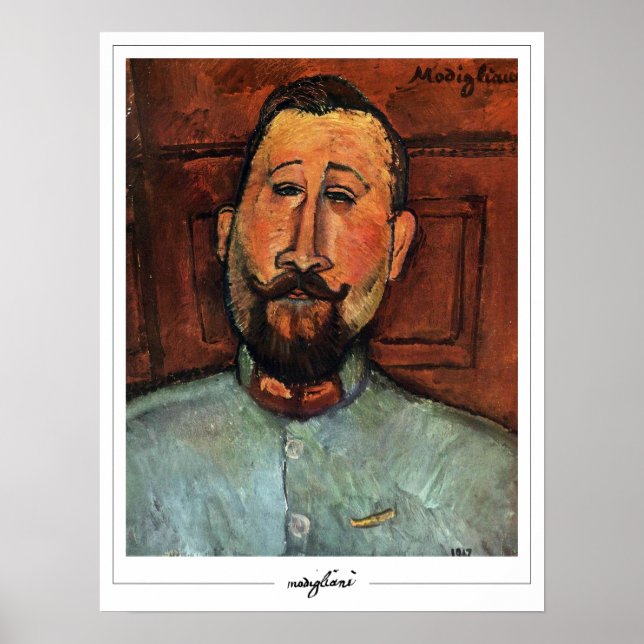 Poster d'art Amedeo Modigliani Zedign #317 (Devant)