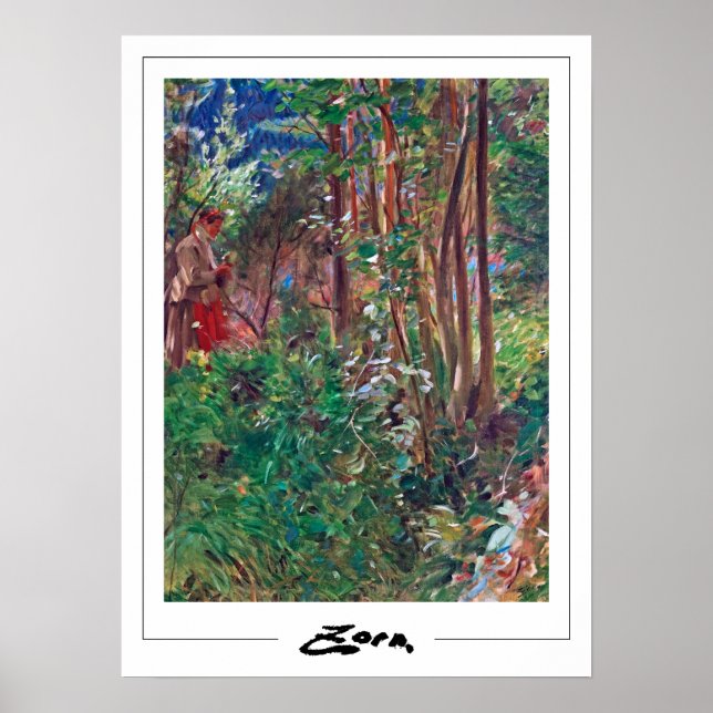 Poster d'art Anders Zorn Zedign #135 (Devant)