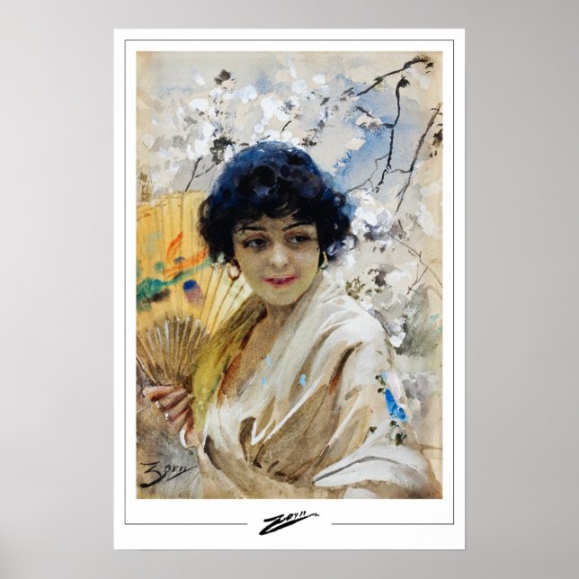Poster d'art Anders Zorn Zedign #18 (Devant)