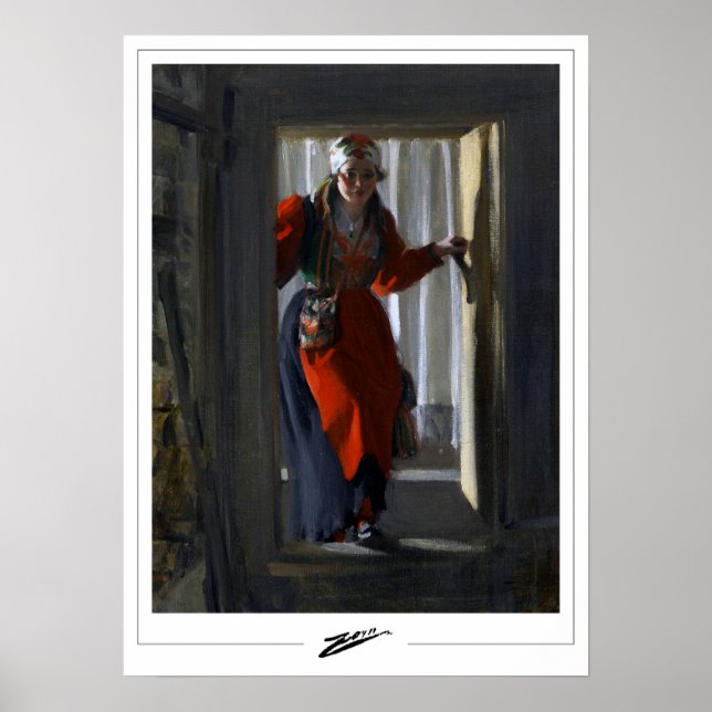 Poster d'art Anders Zorn Zedign #80 (Devant)