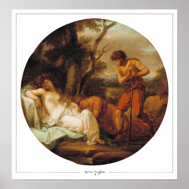 Poster d'art Angelica Kauffman Zedign #4 (Devant)