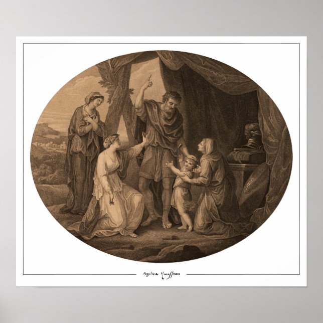 Poster d'art Angelica Kauffman Zedign #93 (Devant)