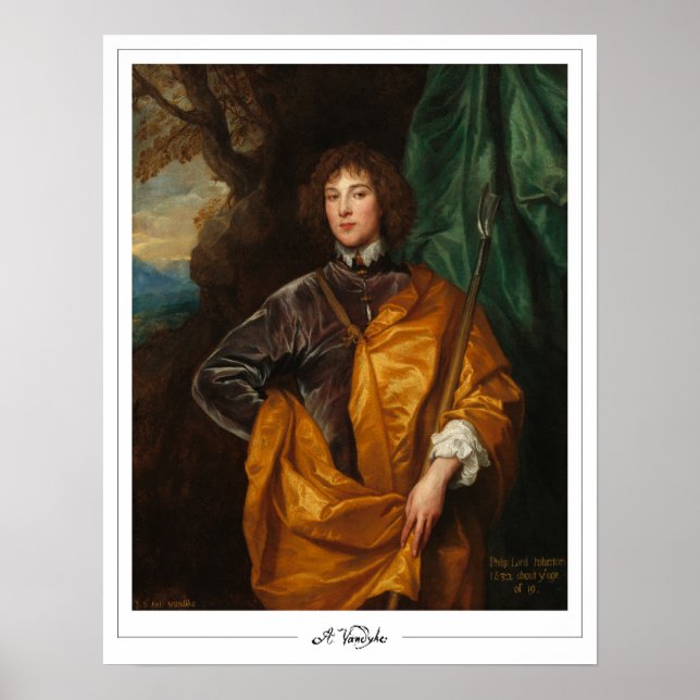 Poster d'art Anthony van Dyck Zedign #433 (Devant)