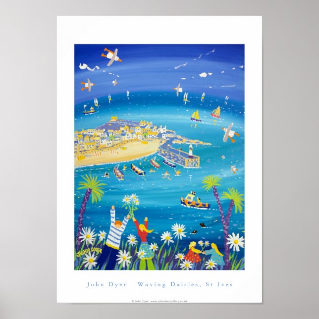 Poster d'art : Baguettes, St Ives, Cornouailles (Devant)