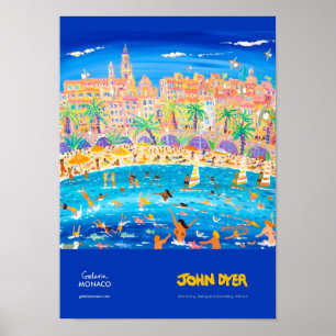 Poster d'art : Baignade, Voile & Snorkeling, Mento