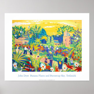 Poster d'art : Banane, Bouteille Ciel, Trelissick