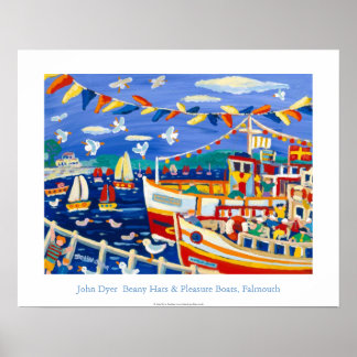 Poster d'art : Beany Casquettes & Bateaux de plais