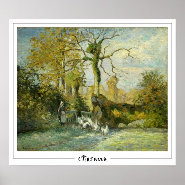Poster d'art Camille Pissarro Zedign #10 (Devant)