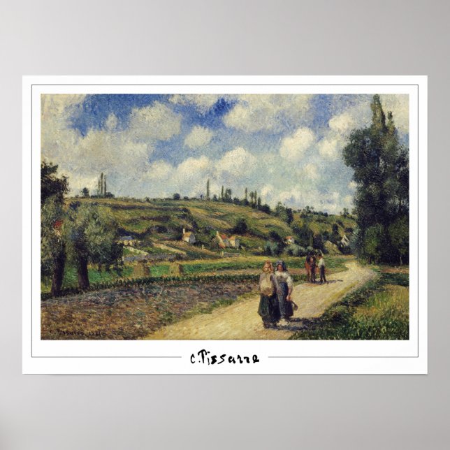 Poster d'art Camille Pissarro Zedign #14 (Devant)