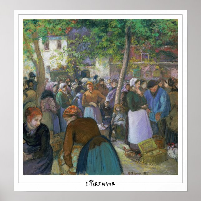 Poster d'art Camille Pissarro Zedign #2 (Devant)