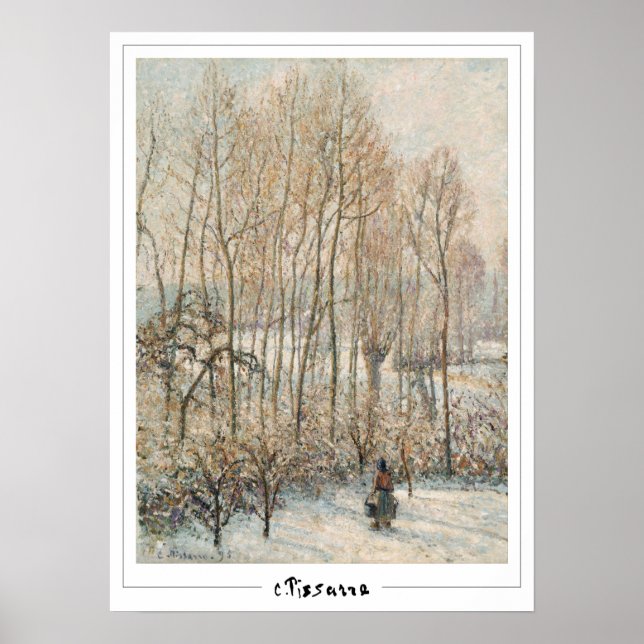 Poster d'art Camille Pissarro Zedign #4-2 (Devant)
