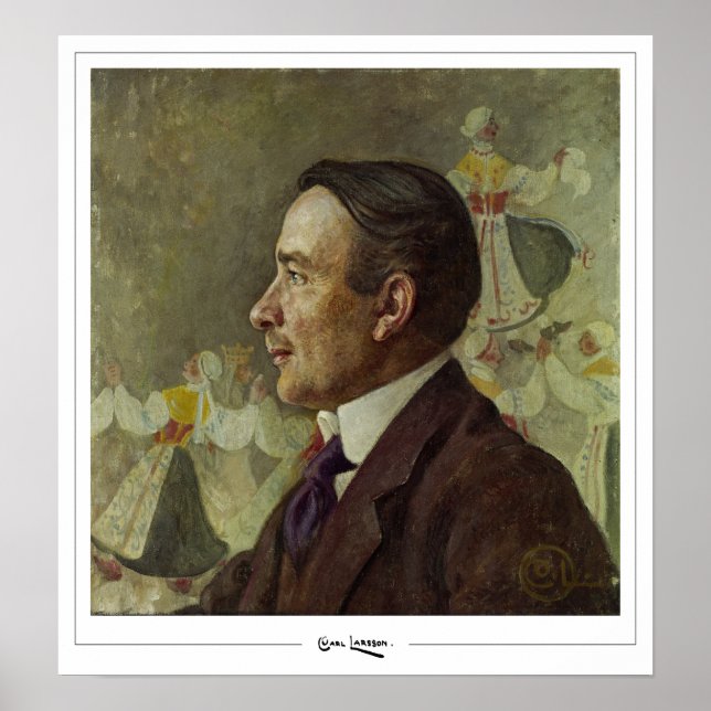 Poster d'art Carl Larsson Zedign #1 (Devant)